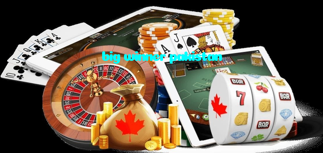big winner pakistan casino presented on mobile device in Pakistan with slots and live games